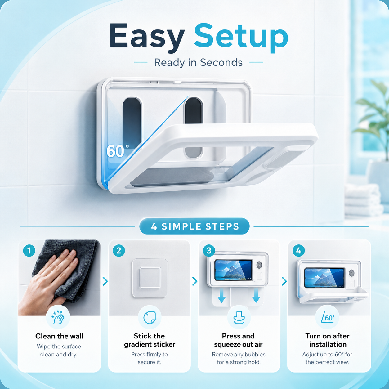 AquaTune Shower Phone Speaker
