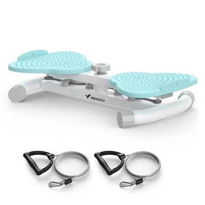 Merach Waist Twist Machine Toned Abs Waist Twister Can Stand with Feet Apart Double Non-Slip No Noise Use Exercise Equipment Abdominal Roller Workout Summervibes