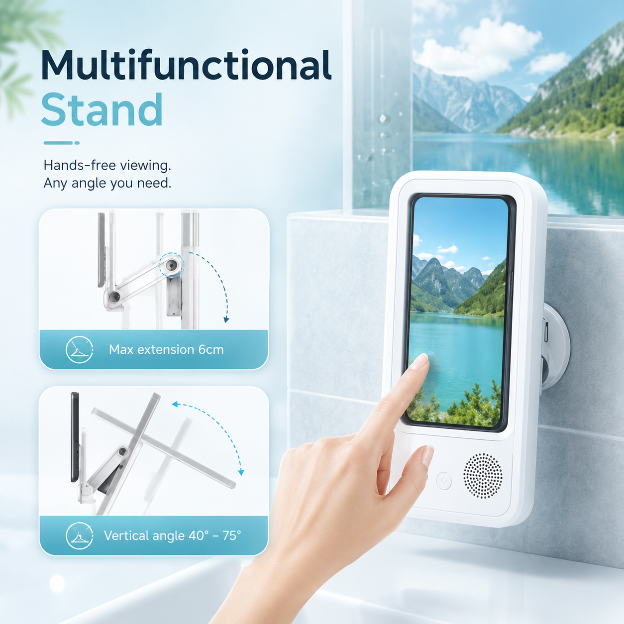 AquaTune Shower Phone Speaker